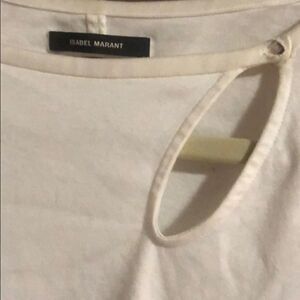 isabel marant blouse keyhole dress top shirt
